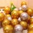 Balony świąteczne 30 szt P4044 złoto