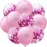 Balony urodzinowe z konfetti 10 szt 7