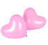 Balony w kształcie serca 10 szt różowy