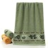 Bambusový ručník Kvalitní bambusový ručník Vysoce absorpční ručník z bambusového vlákna 35 x 75 cm zelená