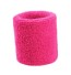 Banda de transpirație sport 8 cm roz închis
