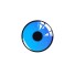 Barevné kontaktní čočky P3944 modrá
