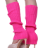 Barevné návleky na nohy růžová