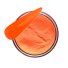 Barevný akrylový pudr na nehty Akrylový prášek na nehty Neonové barvy 28 g oranžová