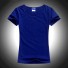 Basic koszulka damska A986 niebieski