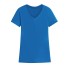 Basic koszulka damska z krótkim rękawem niebieski