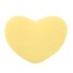 Bawełniane serce żółty