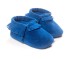 Bébi puhatalpú cipő rojtokkal kék