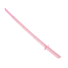 Behúzható katana Behúzható szamuráj kard Katana replika 60 cm Biztonságos játék gyerekeknek rózsaszín