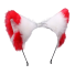 Bentiță cu urechi de pisică din pluș, cu urechi de pisică, accesoriu pentru cosplay, bentițe de Halloween pentru fete 10