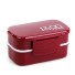 Bento box na jedlo dvojposchodový C142 červená
