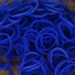 Benzi de cauciuc de tricotat 300 buc albastru inchis