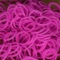 Benzi de cauciuc de tricotat 300 buc roz închis