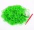 Benzi de cauciuc de tricotat 600 buc verde neon