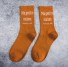 Bequeme Damensocken orange