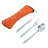 Besteckset - 3-tlg orange