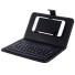 Bezdrátová bluetooth klávesnice pro smartphone černá