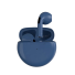 Bezdrátová bluetooth sluchátka s mikrofonem Hands-free Bezdrátová sluchátka s nabíjecím pouzdrem Sportovní sluchátka tmavě modrá