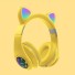 Bezdrátová bluetooth sluchátka s ušima K1679 žlutá