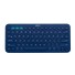 Bezdrôtová bluetooth klávesnica K301 modrá