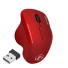 Bezdrôtová herná myš 1600 DPI červená