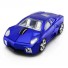 Bezdrôtová myš športové auto H14 modrá