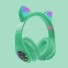 Bezdrôtové bluetooth slúchadlá s ušami K1679 zelená