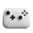 Bezdrôtový herný ovládač Hall Effect joystick Gamepad s bluetooth pre Steam, PC, IOS, Android, 480 mAh, 14,7 x 10,4 cm biela