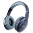 Bezprzewodowe słuchawki Bluetooth z mikrofonem i funkcją redukcji szumów Słuchawki nagłowne Skórzane słuchawki ciemnoniebieski