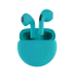 Bezprzewodowe słuchawki Bluetooth z mikrofonem Zestaw głośnomówiący Bezprzewodowe słuchawki z etui ładującym Słuchawki sportowe turkusowy