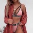 BH und Tanga für Damen rosa