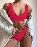 Bikini damskie P1012 czerwony