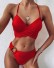Bikini damskie P1254 czerwony