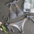 Bikini damskie P297 szary