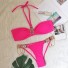 Bikini damskie P300 ciemny róż