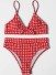 Bikini damskie P454 czerwony