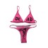 Bikini damskie P774 ciemny róż