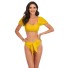 Bikini de damă A2846 galben