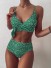 Bikini de damă cu buline P1017 verde