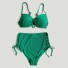 Bikini de damă cu șiret P620 verde