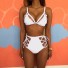 Bikini de damă P1035 alb