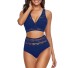 Bikini de damă P1161 albastru inchis