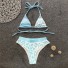 Bikini de damă P1295 albastru deschis