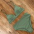 Bikini de damă P263 verde armată