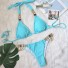 Bikini de damă P298 albastru deschis