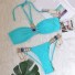 Bikini de damă P300 albastru deschis