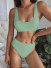 Bikini de damă P317 verde deschis