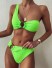 Bikini de damă P318 verde neon