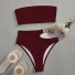 Bikini de damă P372 burgundy