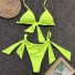 Bikini de damă P383 verde neon